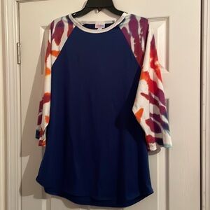 Lularoe Randy tie dye shirt